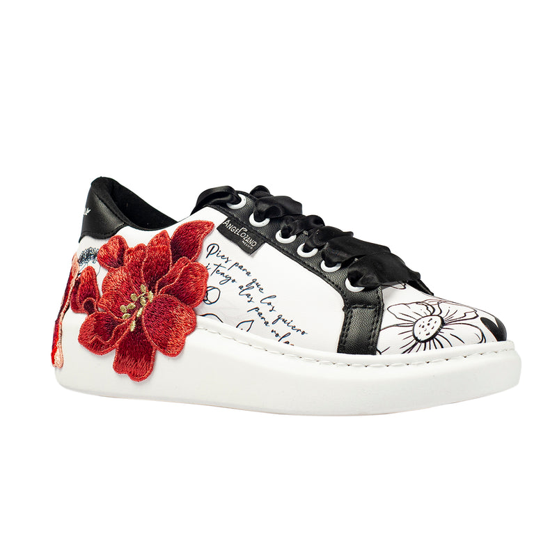 Tenis Flores Bordadas