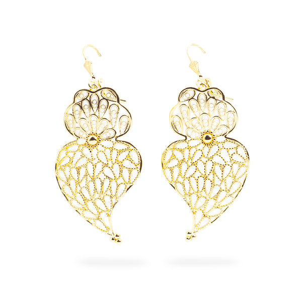 Aretes Corazón Acero