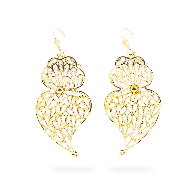 Aretes Corazón Acero