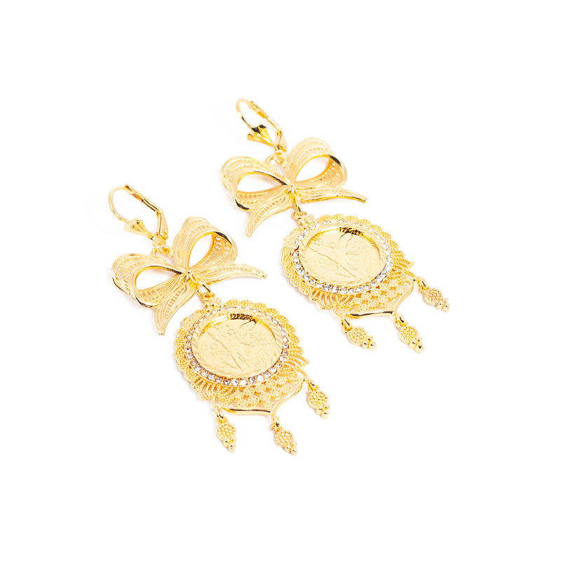 Aretes Centenario Uvas Plata