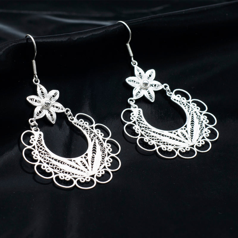 Aretes Filigrana de Plata Encanto