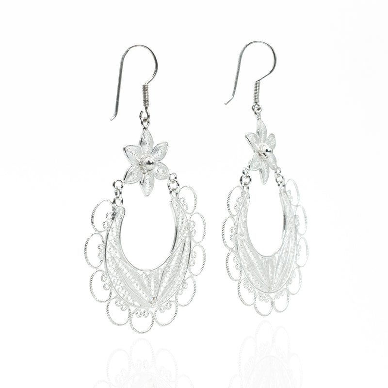 Aretes Filigrana de Plata Encanto