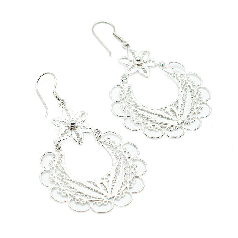 Aretes Filigrana de Plata Encanto