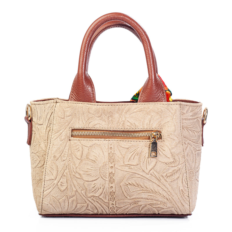 Beatriz Piel tipo Gamuza Grabada