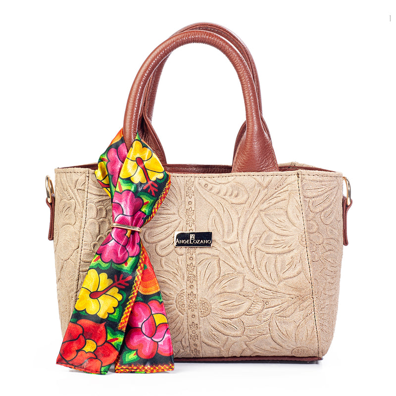 Beatriz Piel tipo Gamuza Grabada