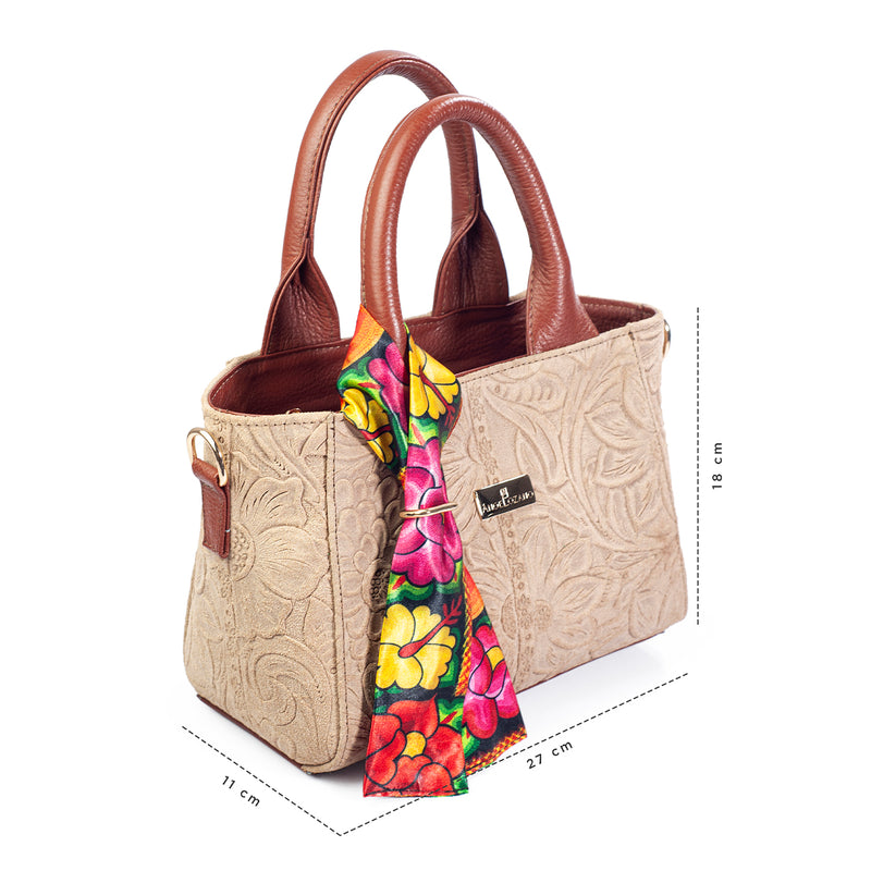 Beatriz Piel tipo Gamuza Grabada