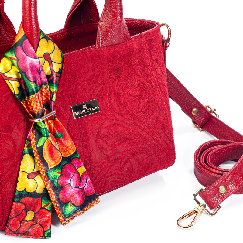 Beatriz Piel tipo Gamuza Grabada