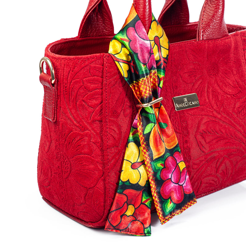 Beatriz Piel tipo Gamuza Grabada