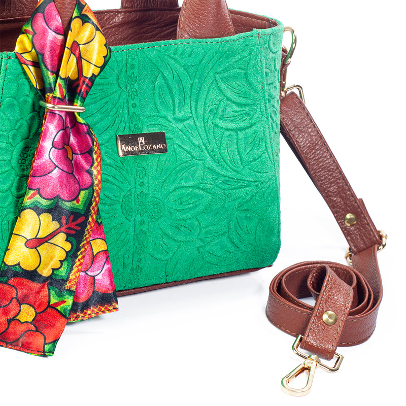 Beatriz Piel tipo Gamuza Grabada