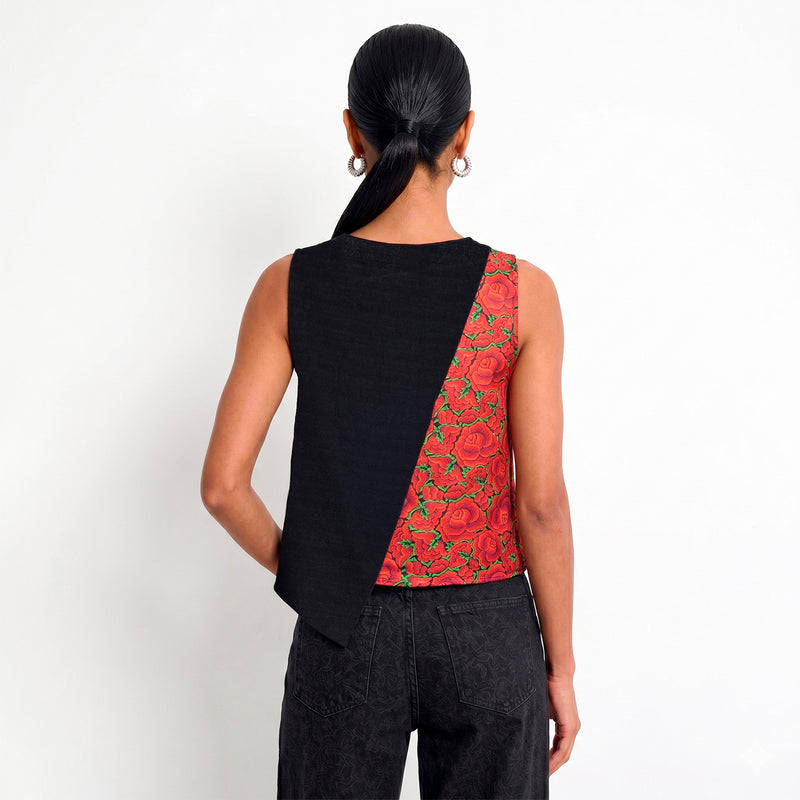 AL-W71 Blusa Asimétrica