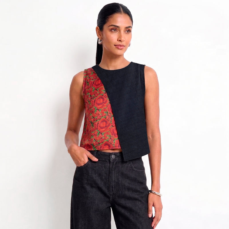 AL-W71 Blusa Asimétrica
