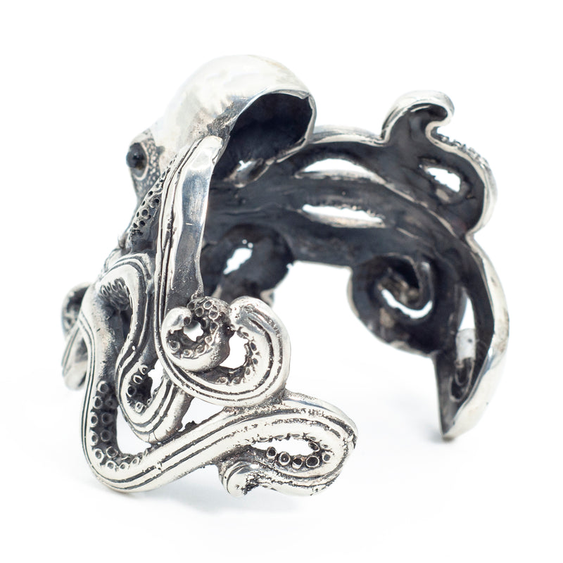 Brazalete de Plata Pulpo