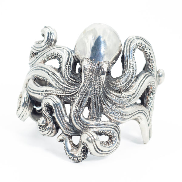 Brazalete de Plata Pulpo