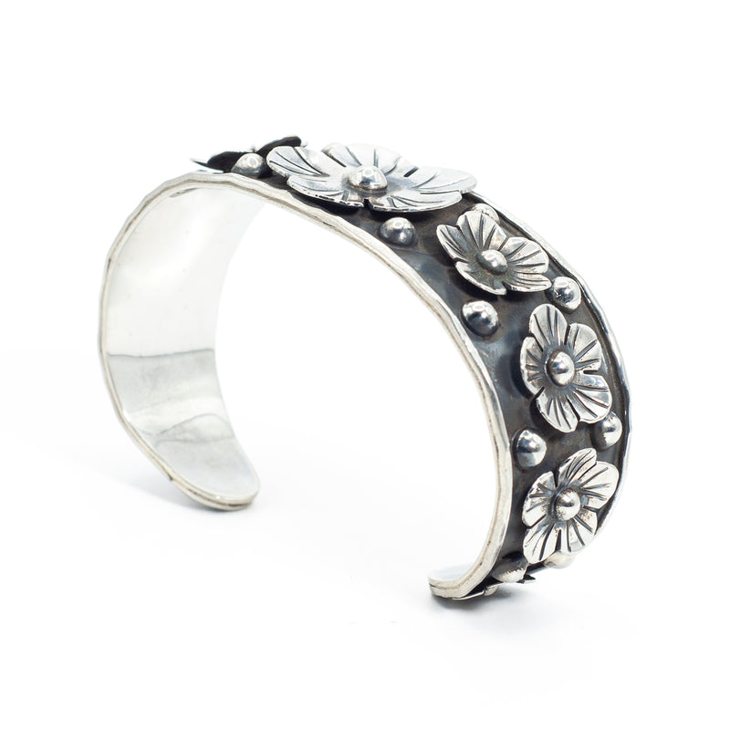 Brazalete de Plata Camelia