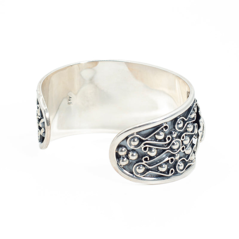 Brazalete de Plata Florecer