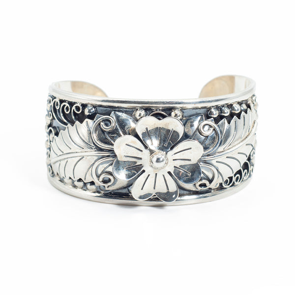 Brazalete de Plata Florecer