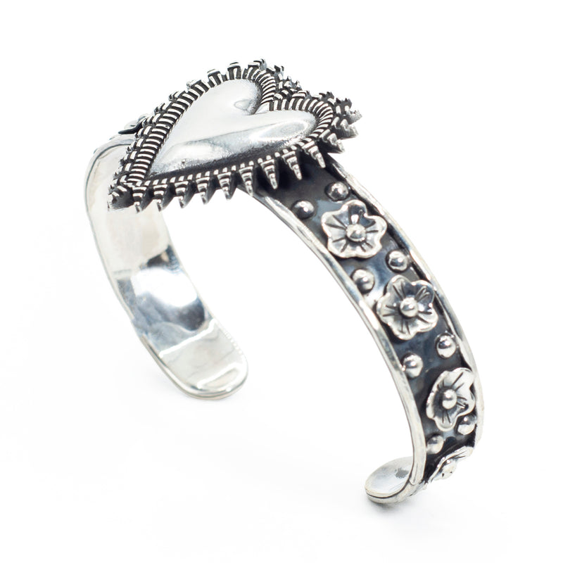Brazalete de Plata Latido