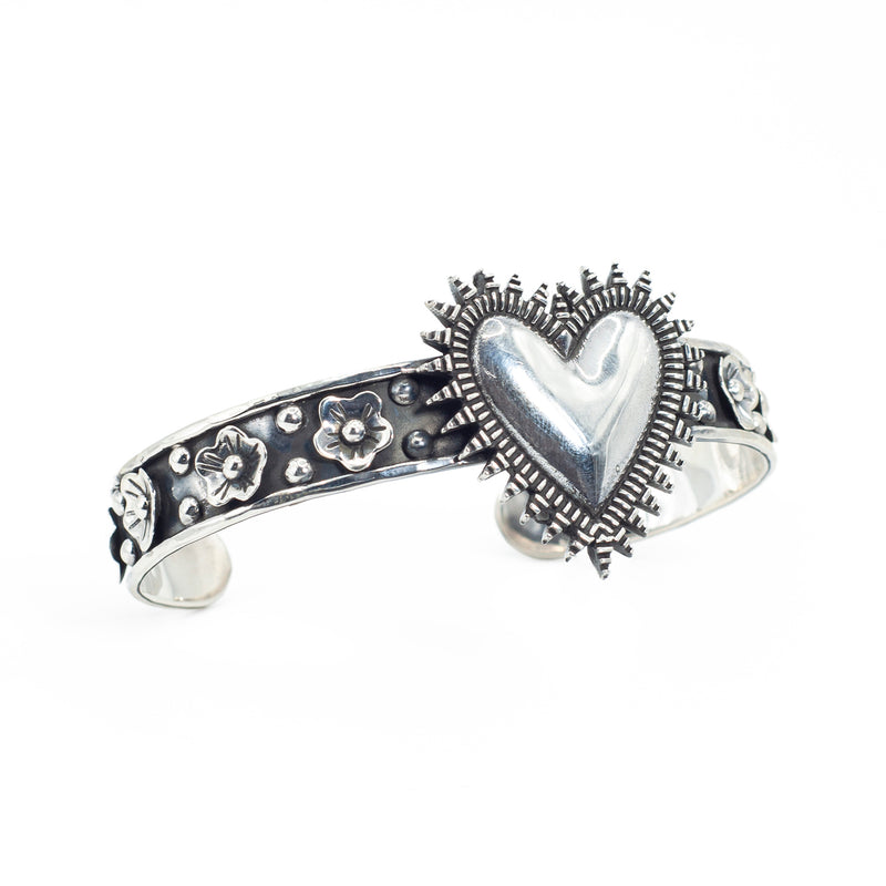 Brazalete de Plata Latido