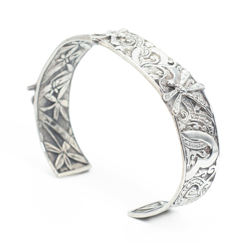 Brazalete de Plata Libelula