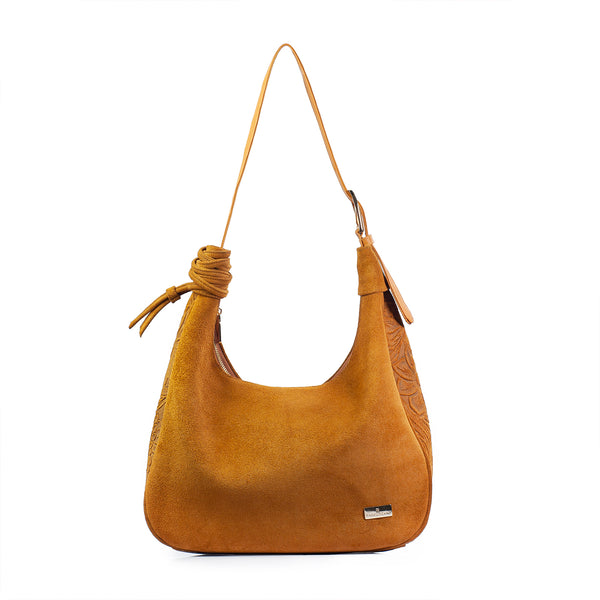 Carlota Piel Gamuza Grabada