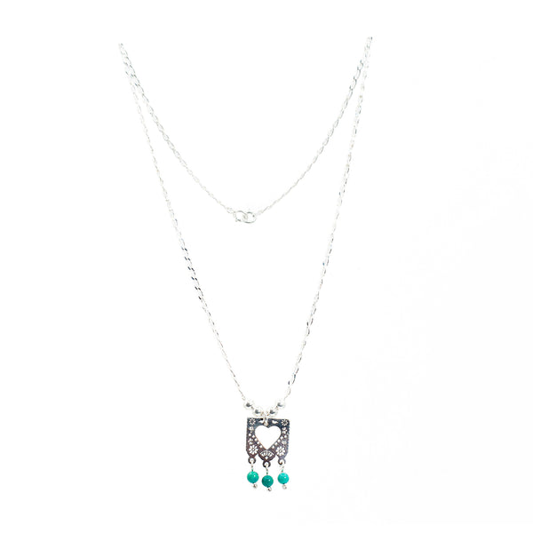Collar de Plata Amor De Papel