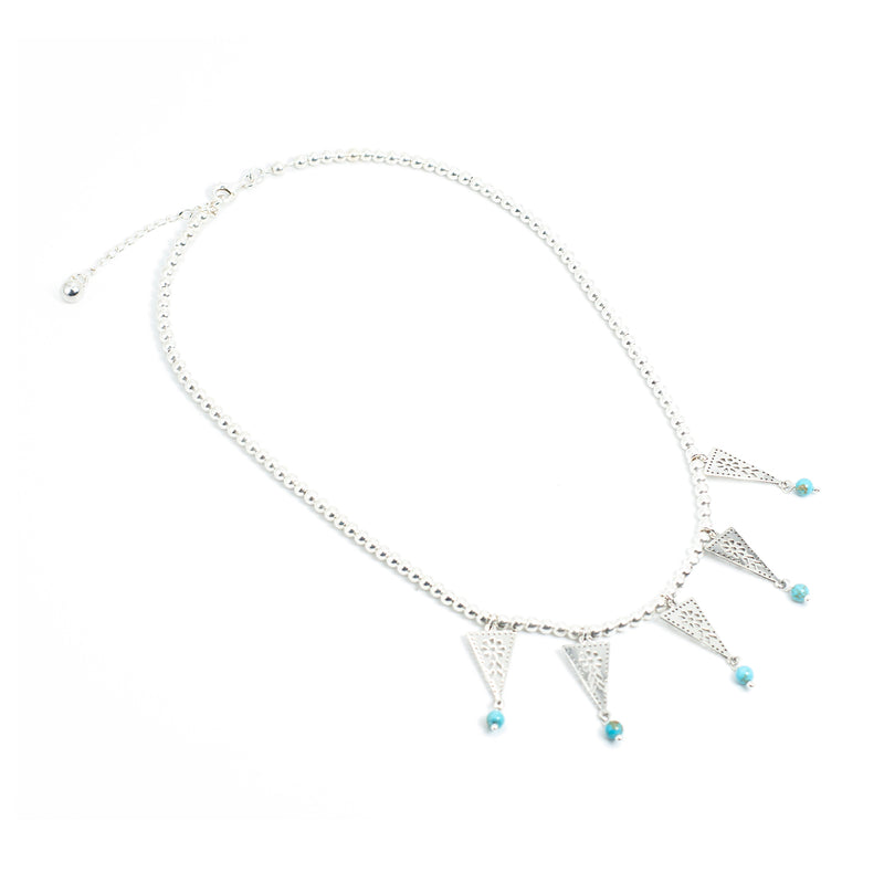 Collar de Plata Banderines