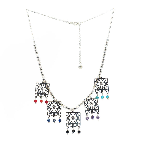 Collar de Plata Papel Picado