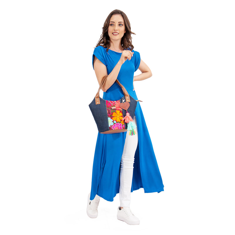 Diana Mezclilla Telar Flores
