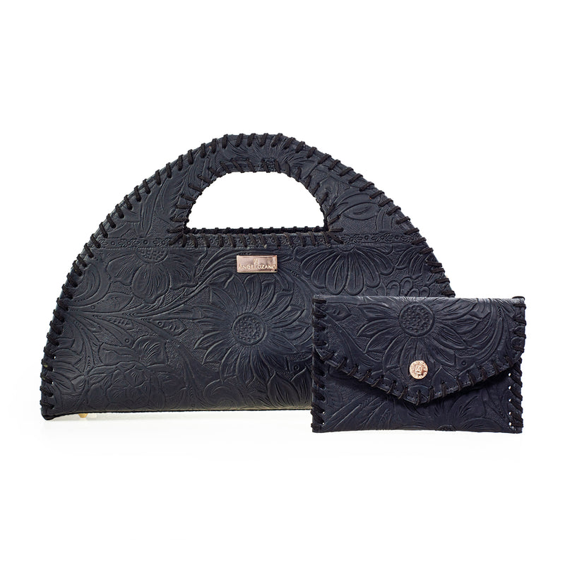 Kit Ofelia Piel Grabada Cartera 107
