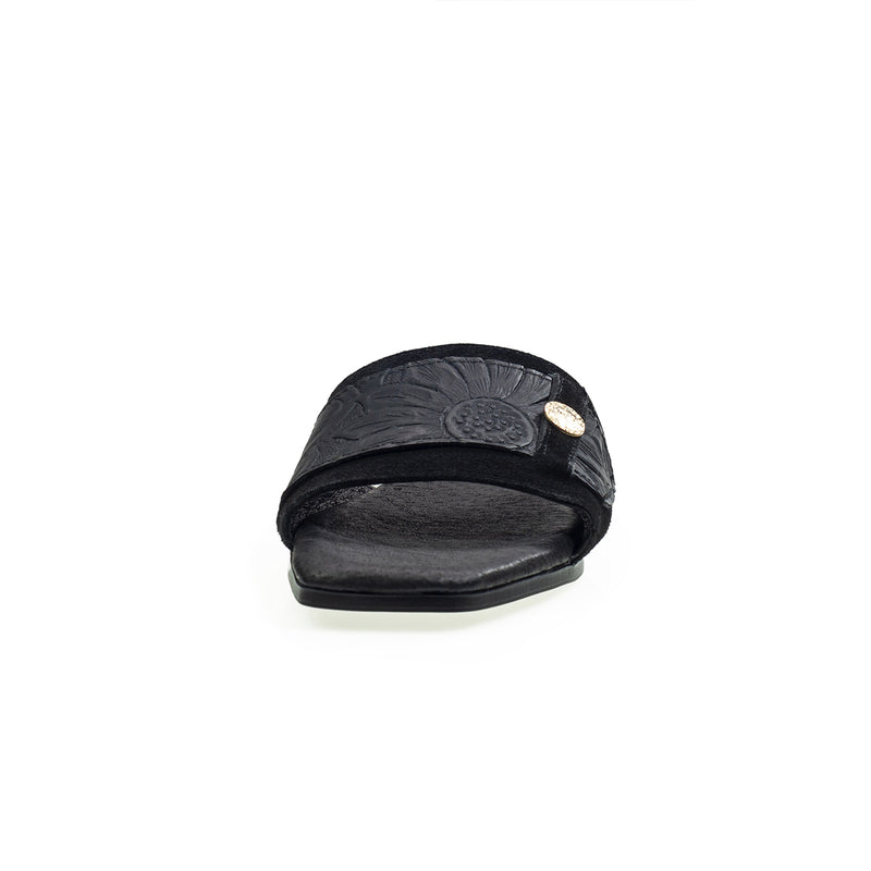 Sandalia 501 Piel Gamuza Grabada