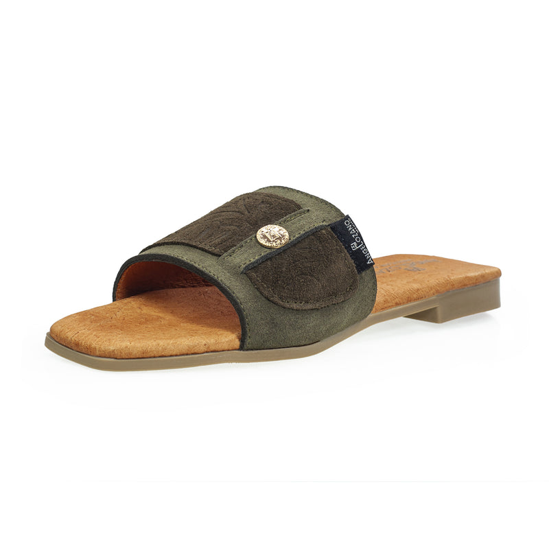 Sandalia 501 Piel Gamuza Grabada
