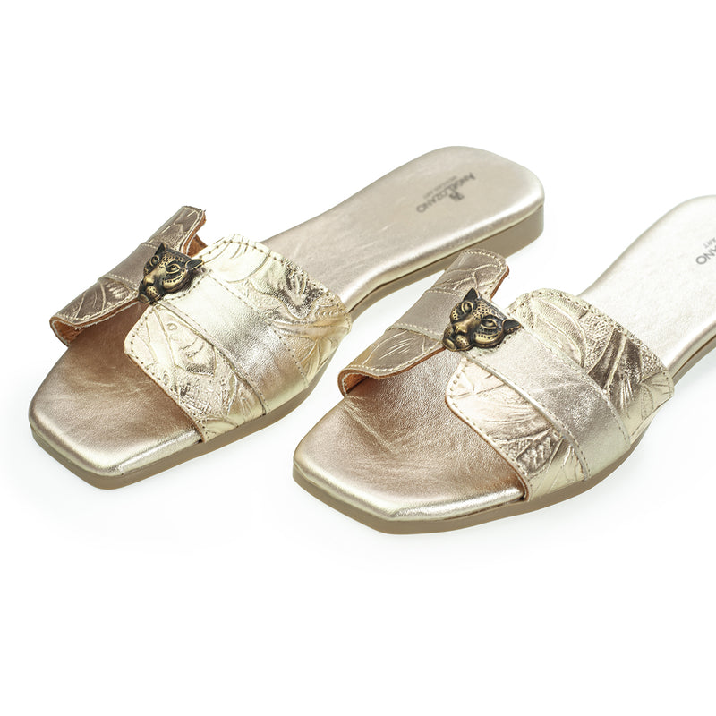 Sandalia 503 Piel Gamuza Jaguar