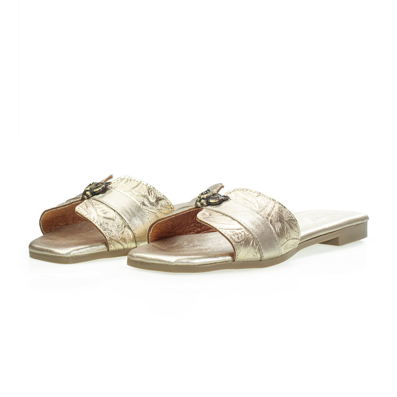 Sandalia 503 Piel Gamuza Jaguar