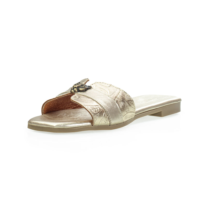 Sandalia 503 Piel Gamuza Jaguar