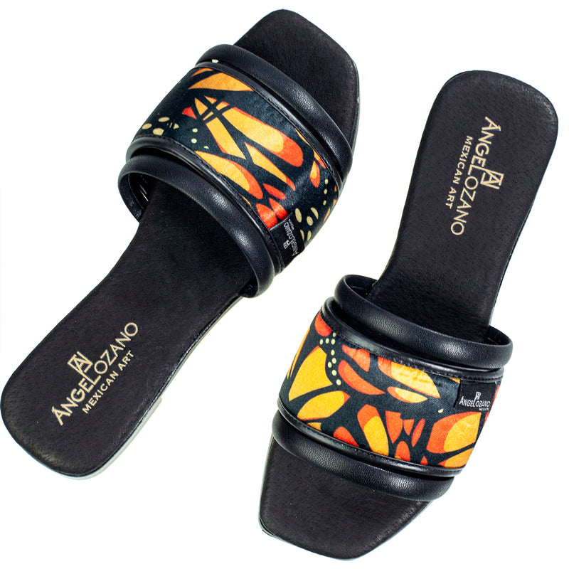 Sandalia 505 Piel Mariposas 2 Tiras