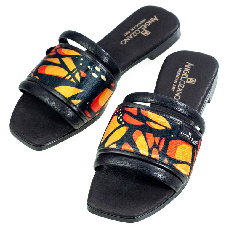 Sandalia 505 Piel Mariposas 2 Tiras