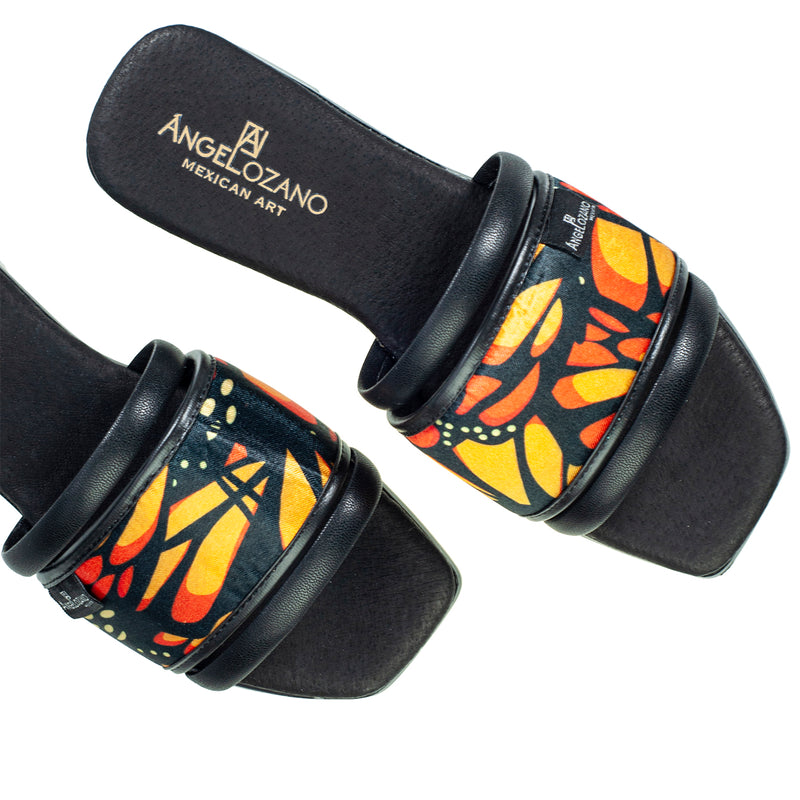 Sandalia 505 Piel Mariposas 2 Tiras