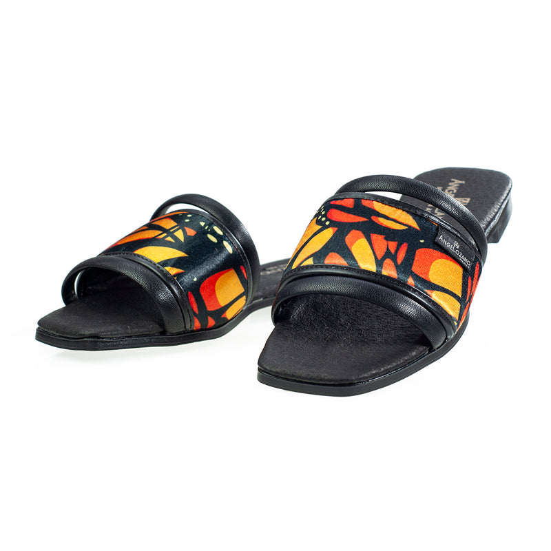 Sandalia 505 Piel Mariposas 2 Tiras
