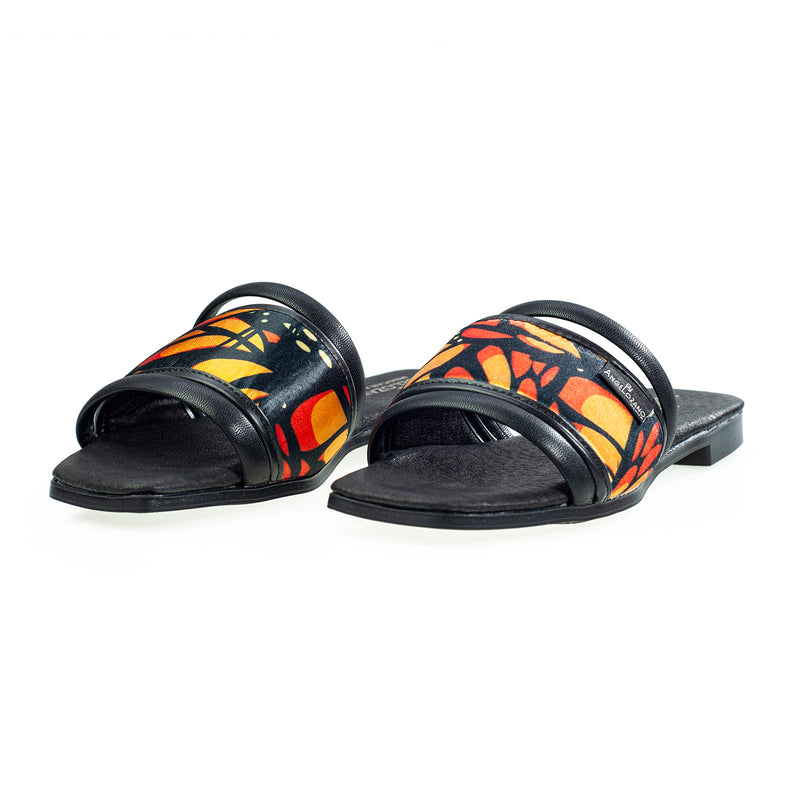 Sandalia 505 Piel Mariposas 2 Tiras