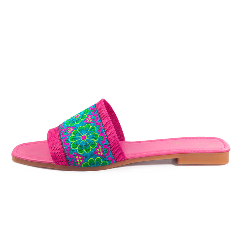 Sandalia de Piso Tira Flores