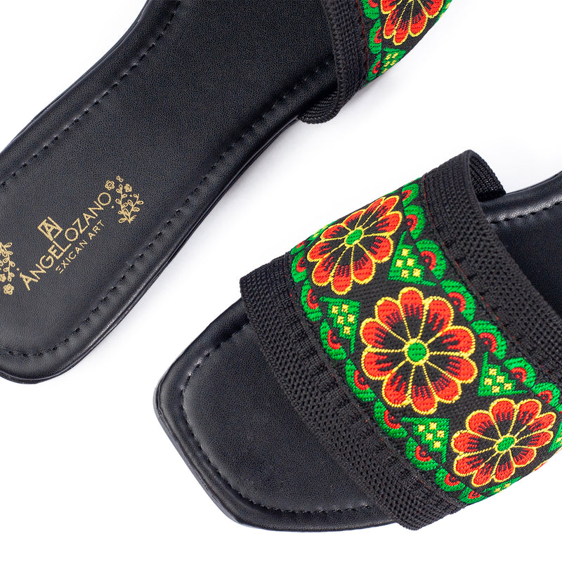 Sandalia de Piso Tira Flores