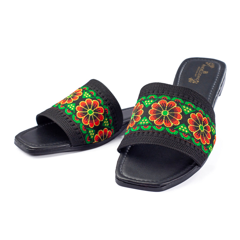 Sandalia de Piso Tira Flores