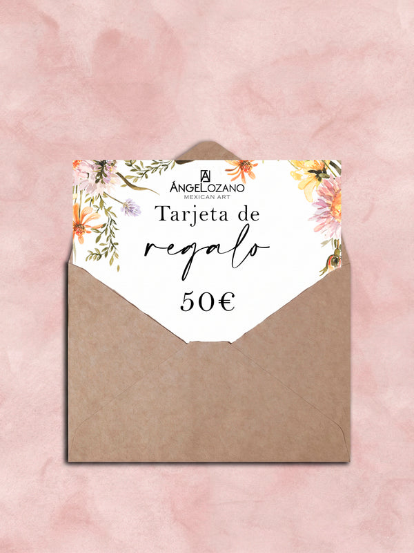 Tarjeta de regalo de 50 €