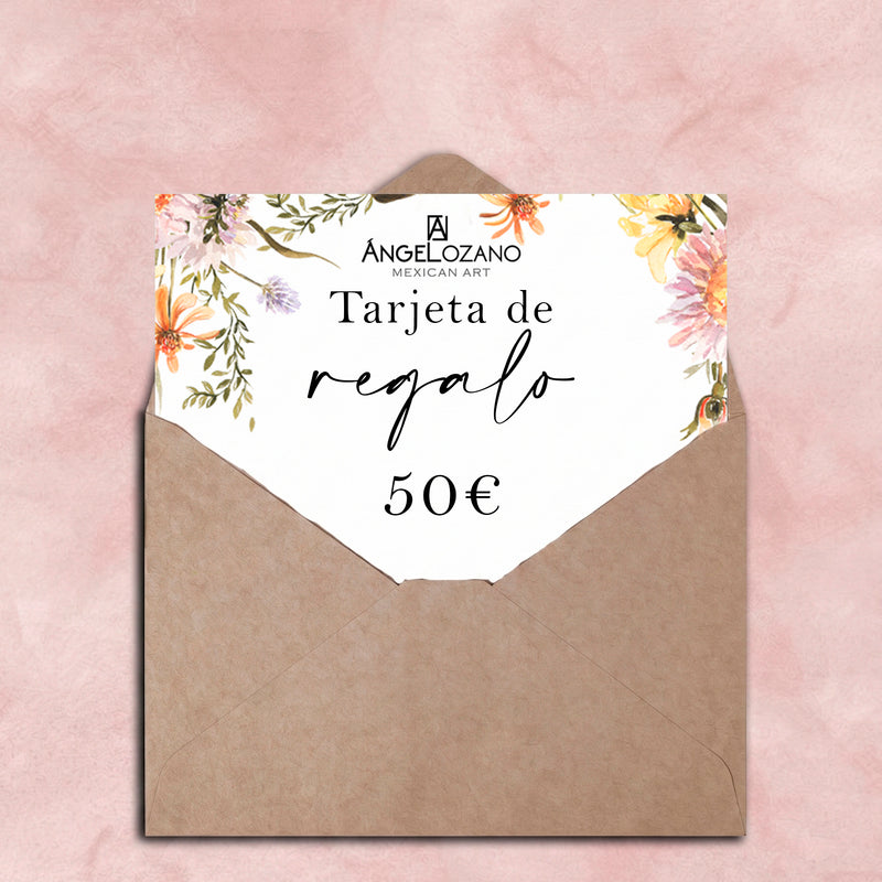 Tarjeta de regalo de 50 €