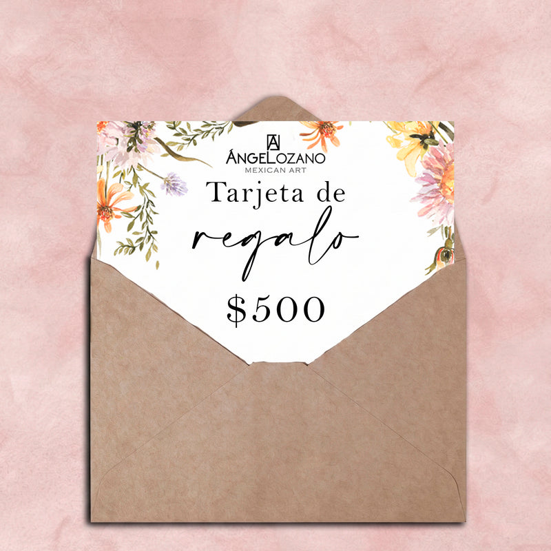 Tarjeta de regalo de $500 MX