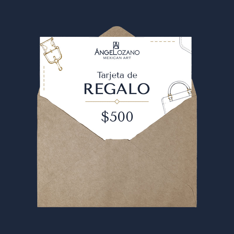 Tarjeta de regalo de $500 MX