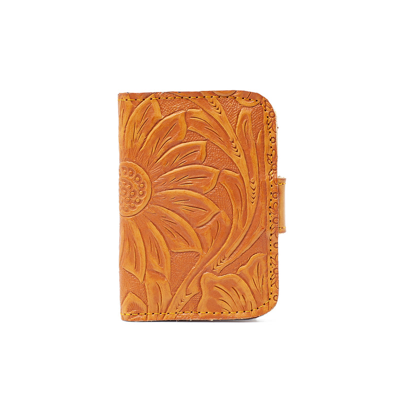 Tarjetero Piel Grabada