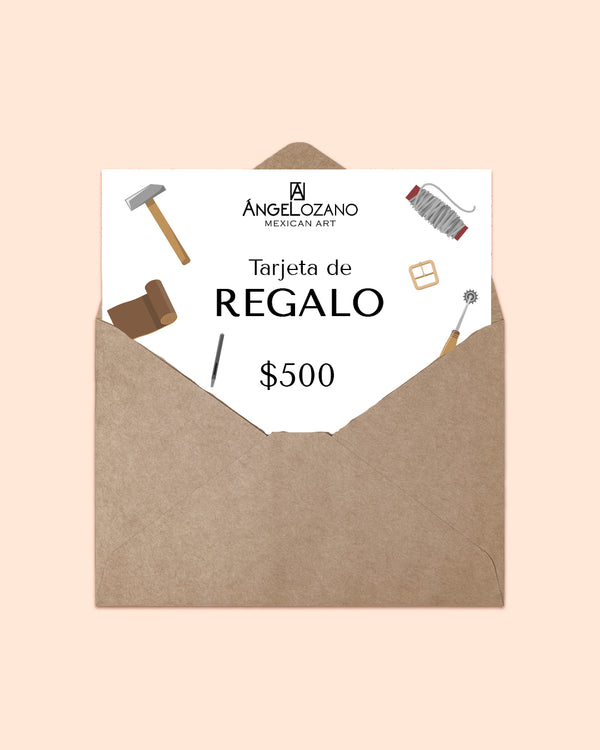 Tarjeta de regalo de $500 MX