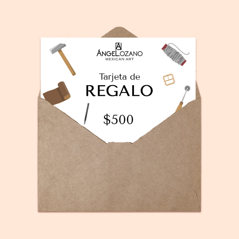Tarjeta de regalo de $500 MX