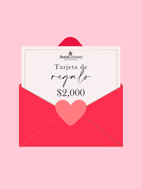 Tarjeta de regalo de $2,000 MX